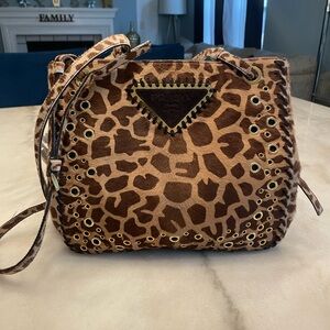 Prada Giraffe with mix leopard Print Vintage
